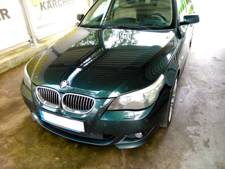 Zielone BMW prezesa czyli e60 530d Pokaż Swój Blask